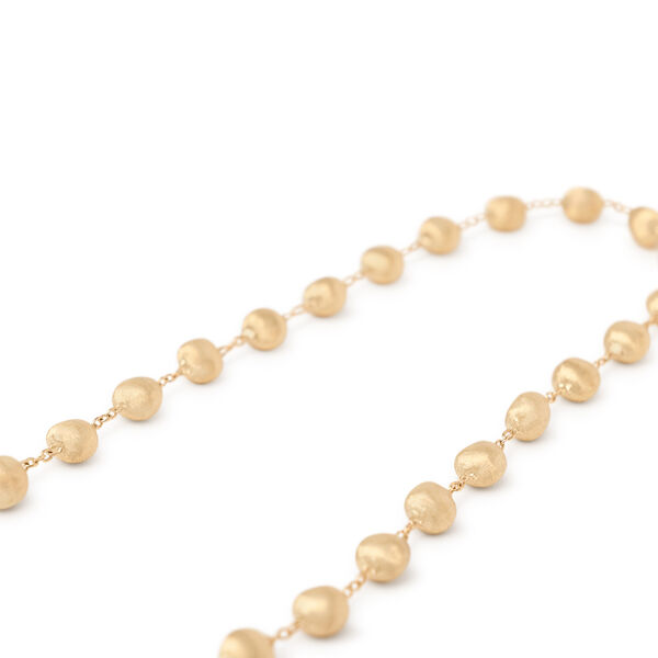 Africa Yellow Gold Bead Necklace